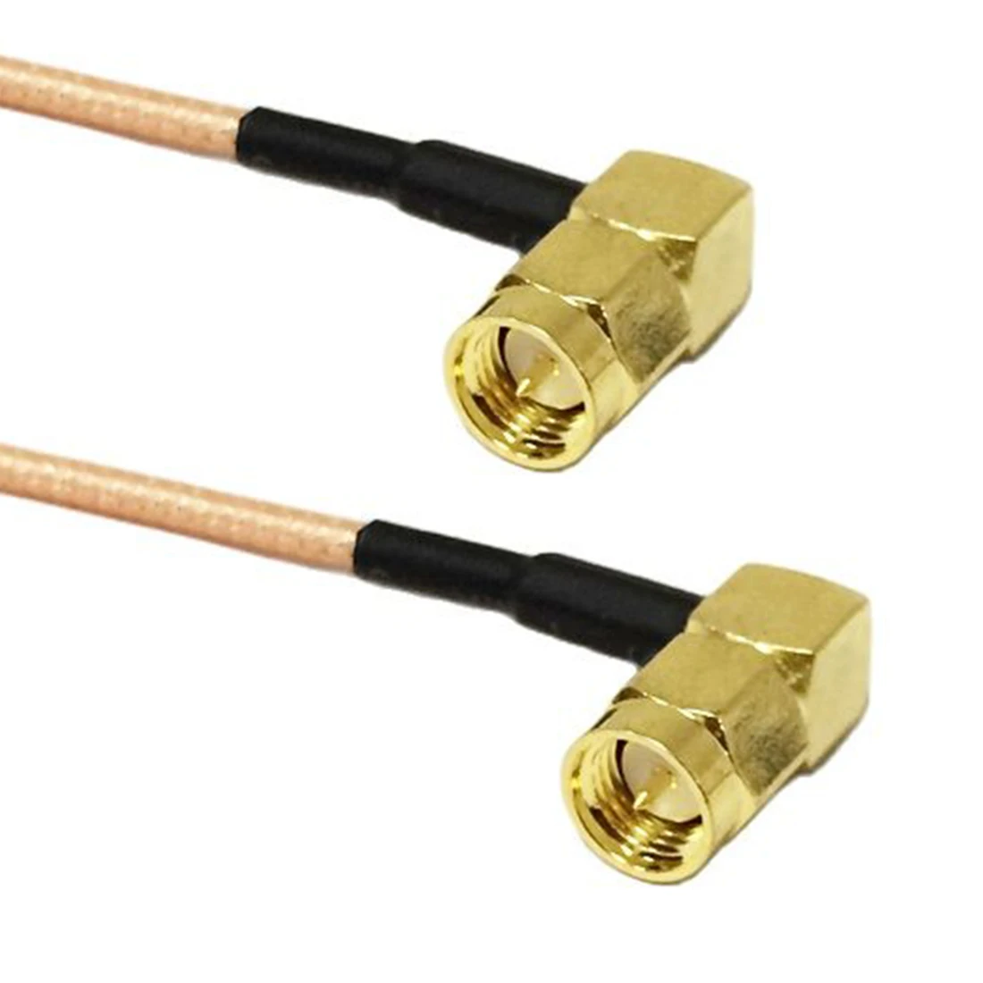 Cable de antena Wifi SMA macho de ángulo recto para enchufar RA adaptador Pigtail de 90 grados RG316 RG174 15/30/50/100cm al por mayor - imagen 4