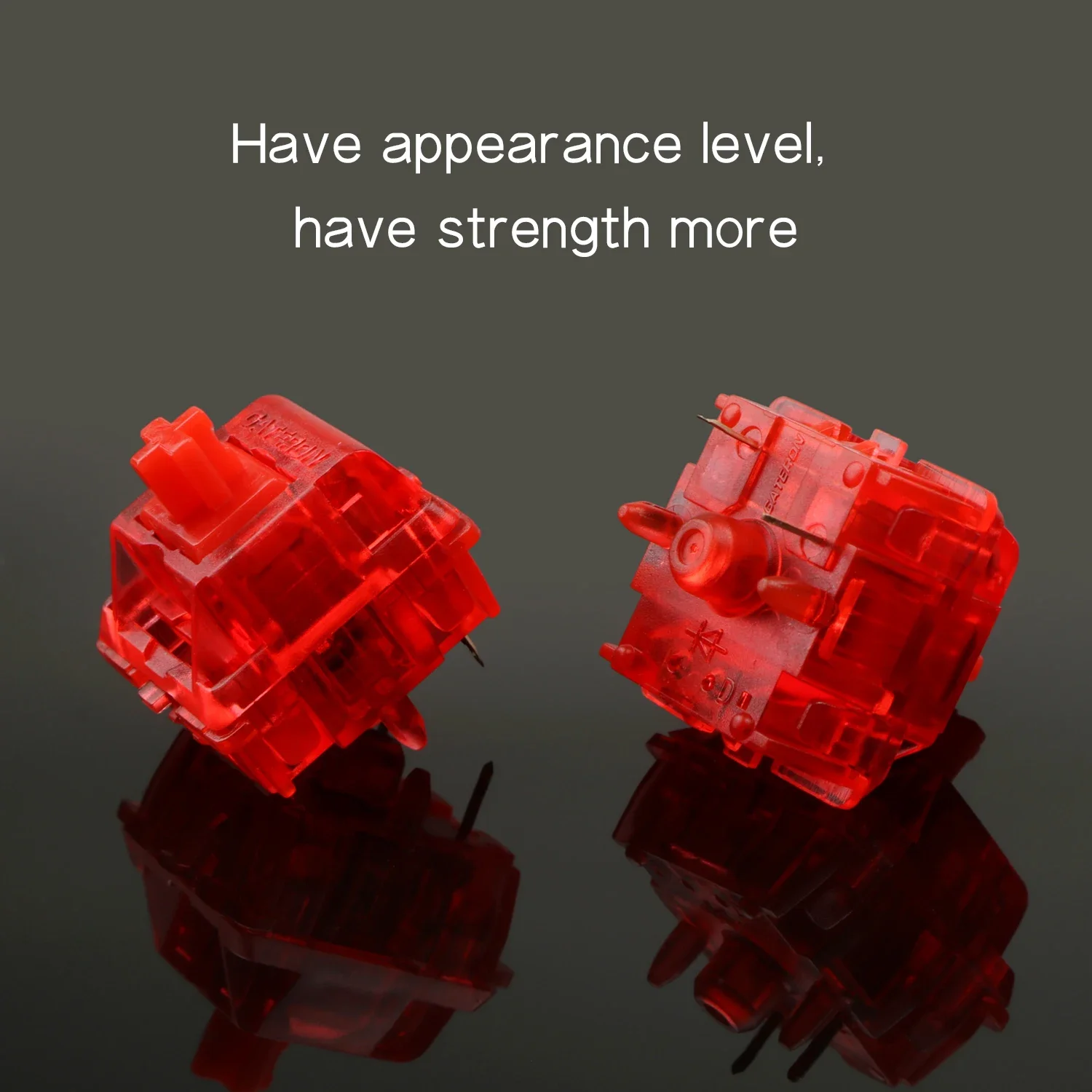 Gateron Ink v2 interruptores transparente carcasa ahumada azul amarillo rojo negro silencioso teclado mecánico interruptor personalizado 5 pines - imagen 4