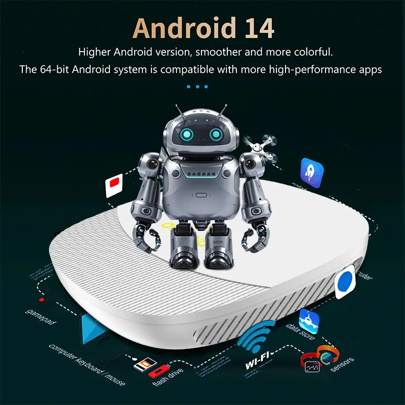 TV98 ATV Max TV Box Allwinner H313 8GB 128GB 4G 5G Wifi6 BT5.0 HD 8K 4K HD Reproductor de Medios Inteligente Control de Voz Android 14 iptv - imagen 5