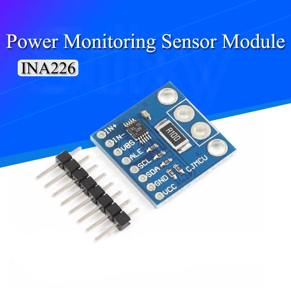 Módulo de sensor de monitoreo de corriente/potencia bidireccional para Arduino, interfaz IIC I2C INA226