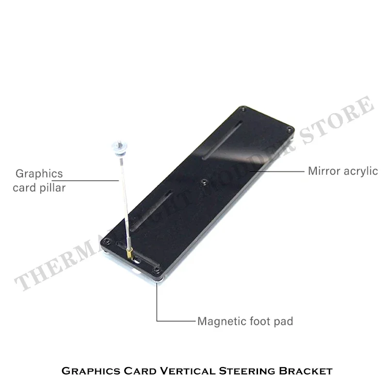 Soporte de transferencia GPU PCIe, tarjeta de vídeo, soporte de montaje Vertical, extensión gráfica de 2 y 3 ranuras - imagen 2