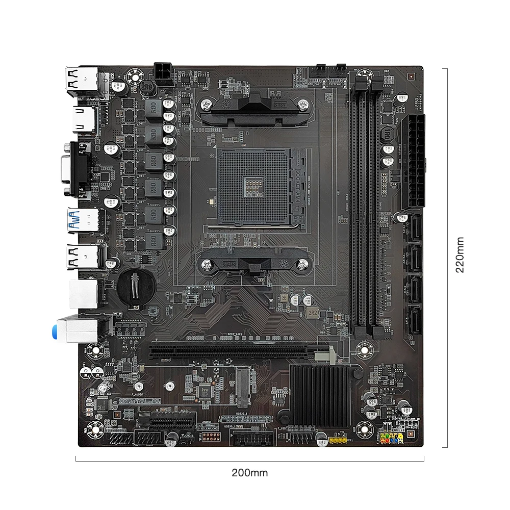 MACHINIST-placa base B450 AM4, ranura compatible con AMD Ryzen de 1-5 generación, CPU, HDMI, VGA, memoria DDR4 de escritorio, doble canal, NVME, M.2, NGFF - imagen 4