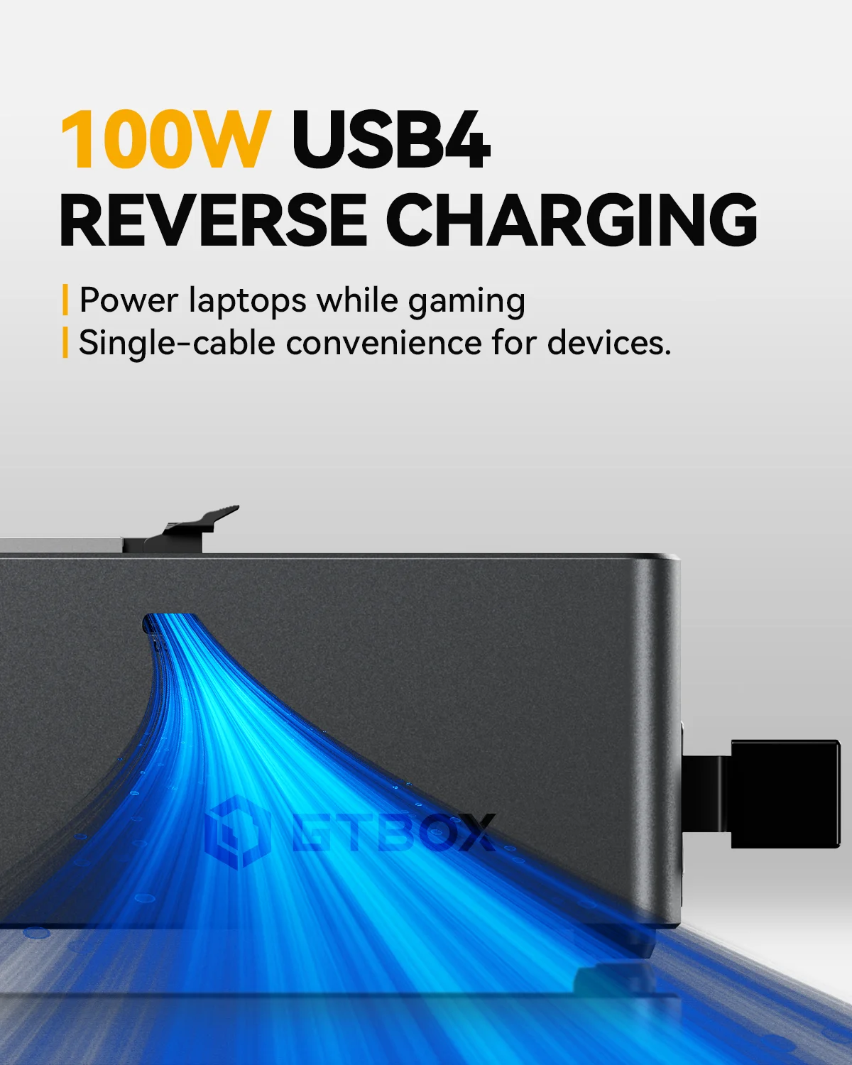 Base de tarjeta gráfica externa GTBOX G-DOCK con OCulink USB4, fuente de alimentación integrada Huntkey de 800W para estación de acoplamiento EGPU para PC de juegos - imagen 5