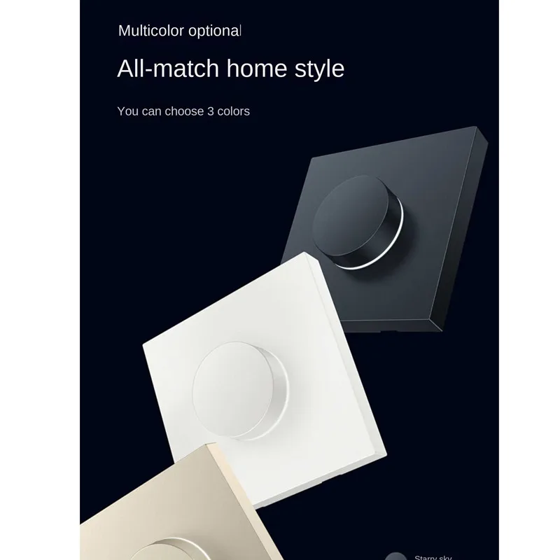 Aqara interruptor giratorio inteligente H1 inalámbrico Zigbee3.0 ajuste inteligente apagado brillo de la luz Control remoto de vida en el hogar a través de Homekit - imagen 5