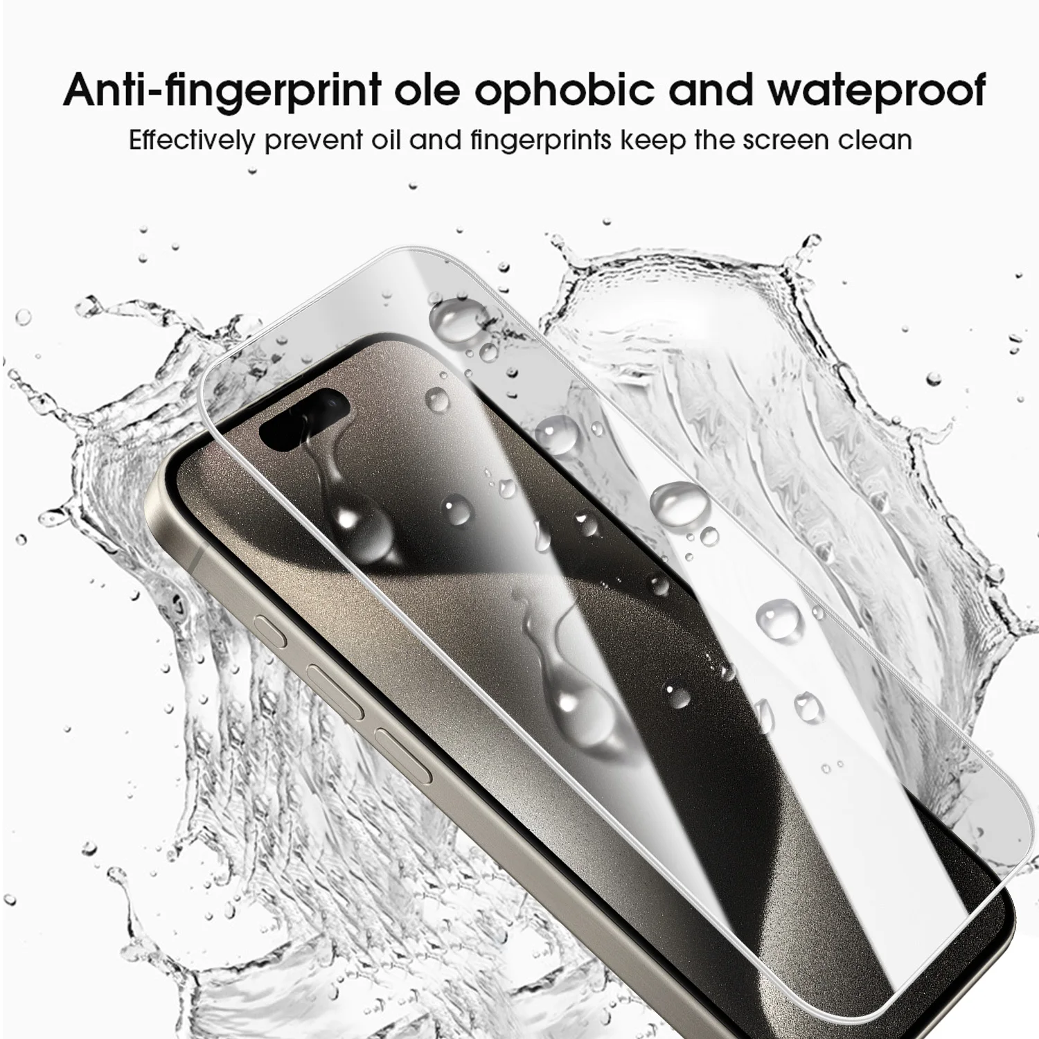 1-3 uds HD vidrio templado transparente para iPhone17 Pro Max 9H dureza protectores de pantalla película cobertura completa para iPhone 17Air 17Pro - imagen 3