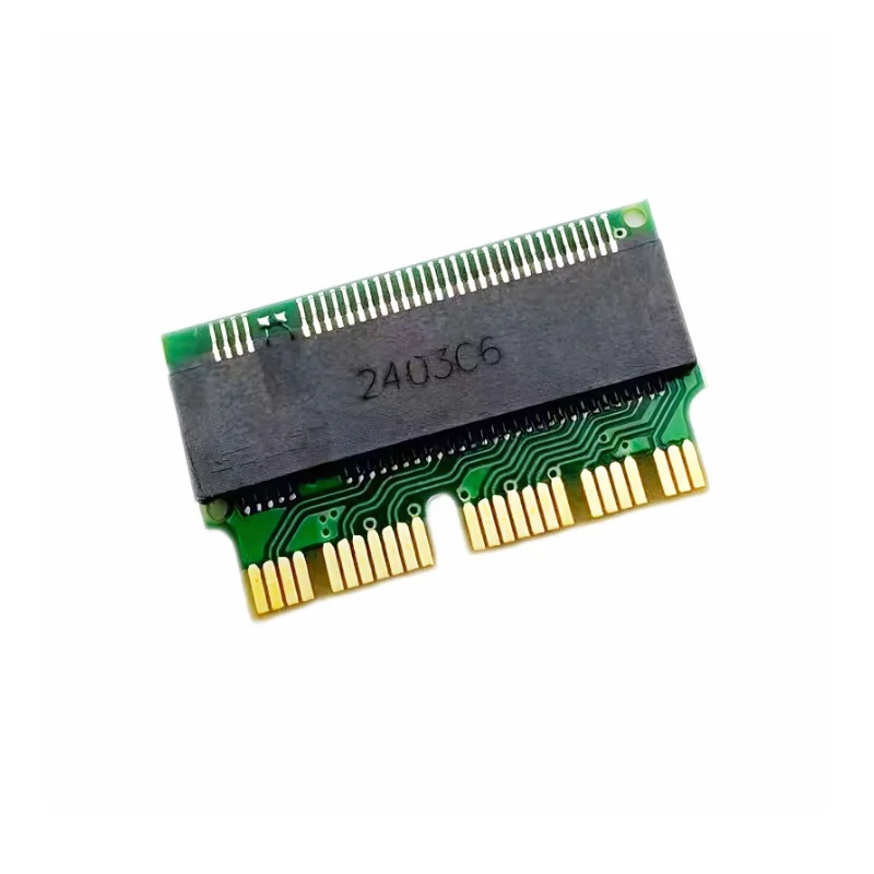 10 Uds M.2 adaptador PCIe M.2 a SSD para Macbook Air Pro portátil 2013 2014 2015 A1465 A1466 A1502 A1398 PCI-E X4 NVMe SSD tarjeta elevadora - imagen 4