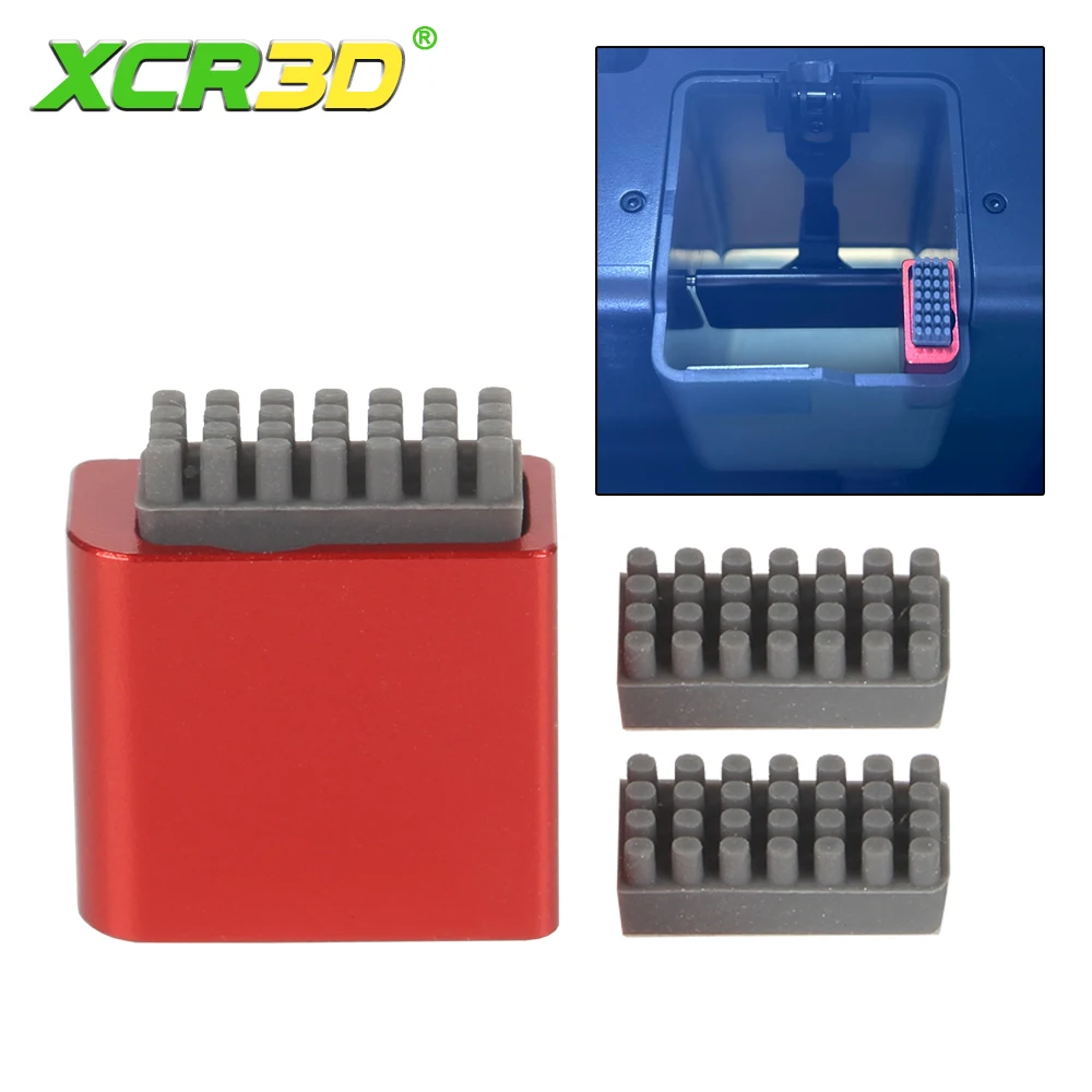 XCR accesorios de impresora 3D piezas boquilla limpiaparabrisas bambulab x1c p1s x1 p1p cepillo de silicona cabezal de impresión limpiador cabezal de impresora limpieza - imagen 2