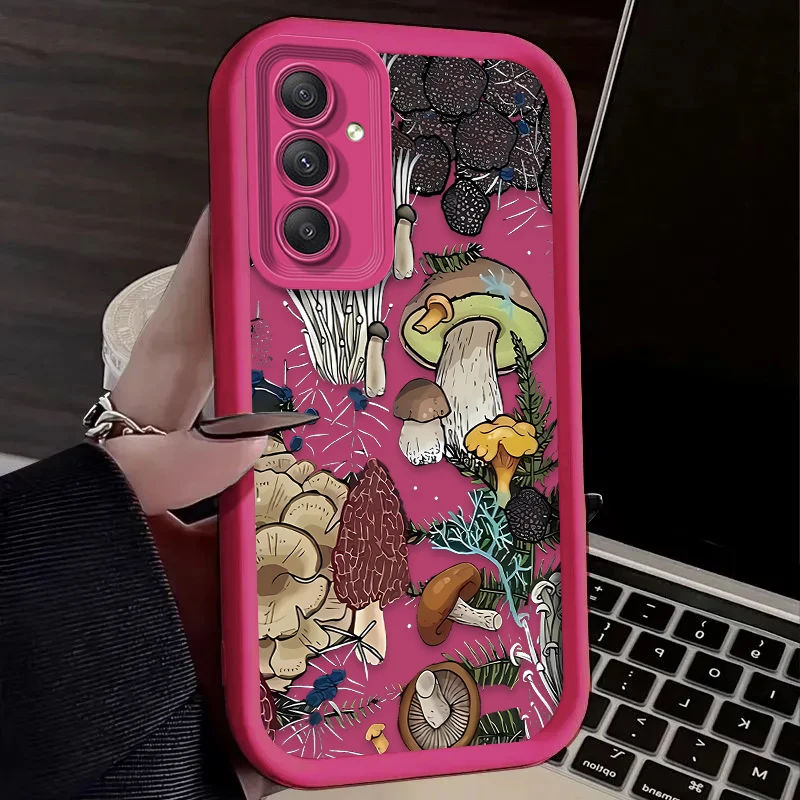 Funda blanda con forma de seta colorida para Samsung Galaxy A54 A05S A05 A34 A24 A14 A53 A33 A23 A13 A52 A52S A32 A22 A12 A71 A51 A31 - imagen 5