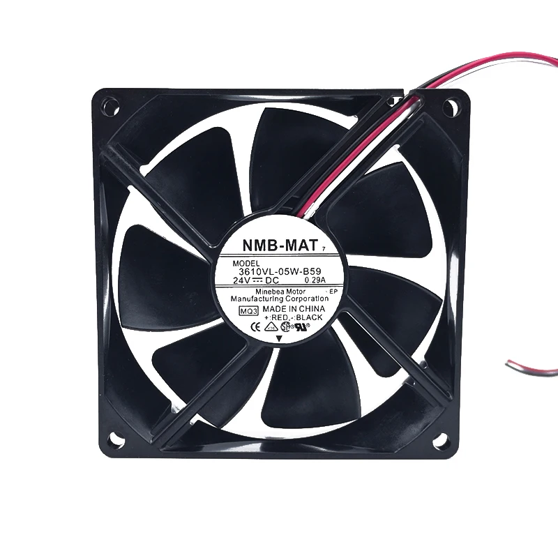 Ventilador axial de 92 mm para NMB 3610VL-05W-B59 24 V 0.29A 9025 Ventilador de flujo axial para refrigeración del convertidor