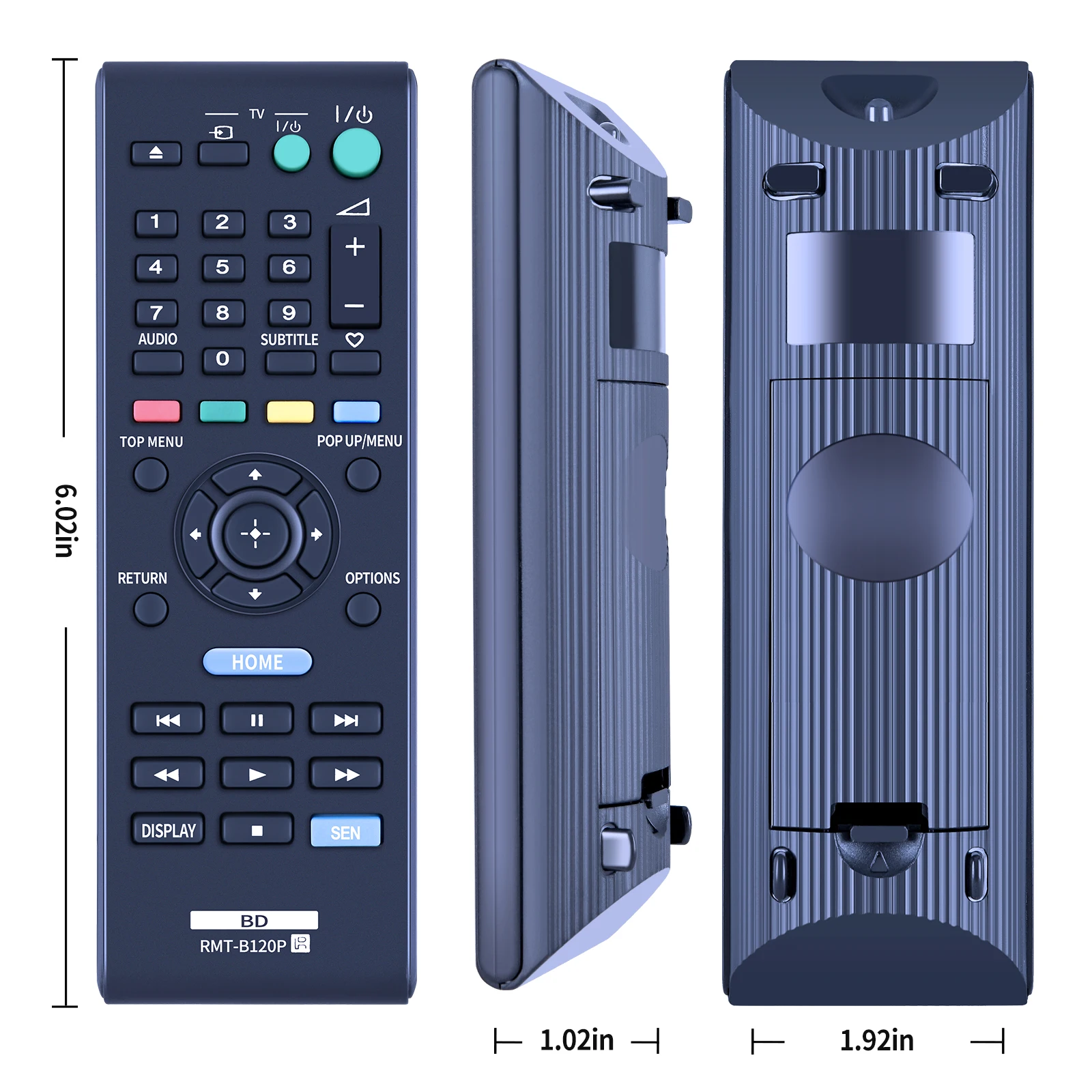Nuevo control remoto RMT-B120P para reproductor de Blu-ray Sony BDP-S185 BDP-S186 BDPS185 - imagen 5