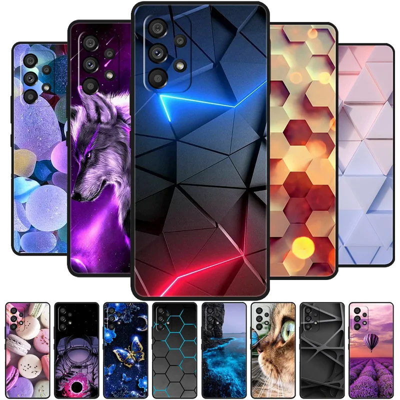 Para Samsung A53 5G funda suave TPU fundas de teléfono de silicona para Samsung Galaxy A33 A73 5G funda protectora parachoques A 53