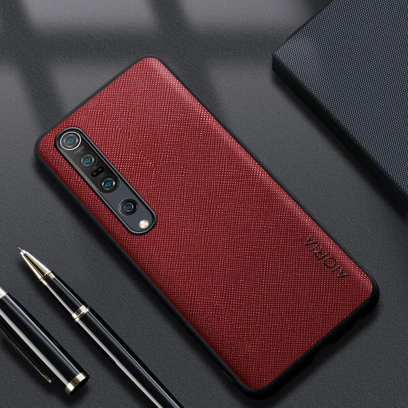 Funda para Xiaomi Mi 10 10T 9 9T 8 Pro A2 A3 Lite Max Mix 3 alrededor del borde protección perfecta cuero PU de alta calidad - imagen 4