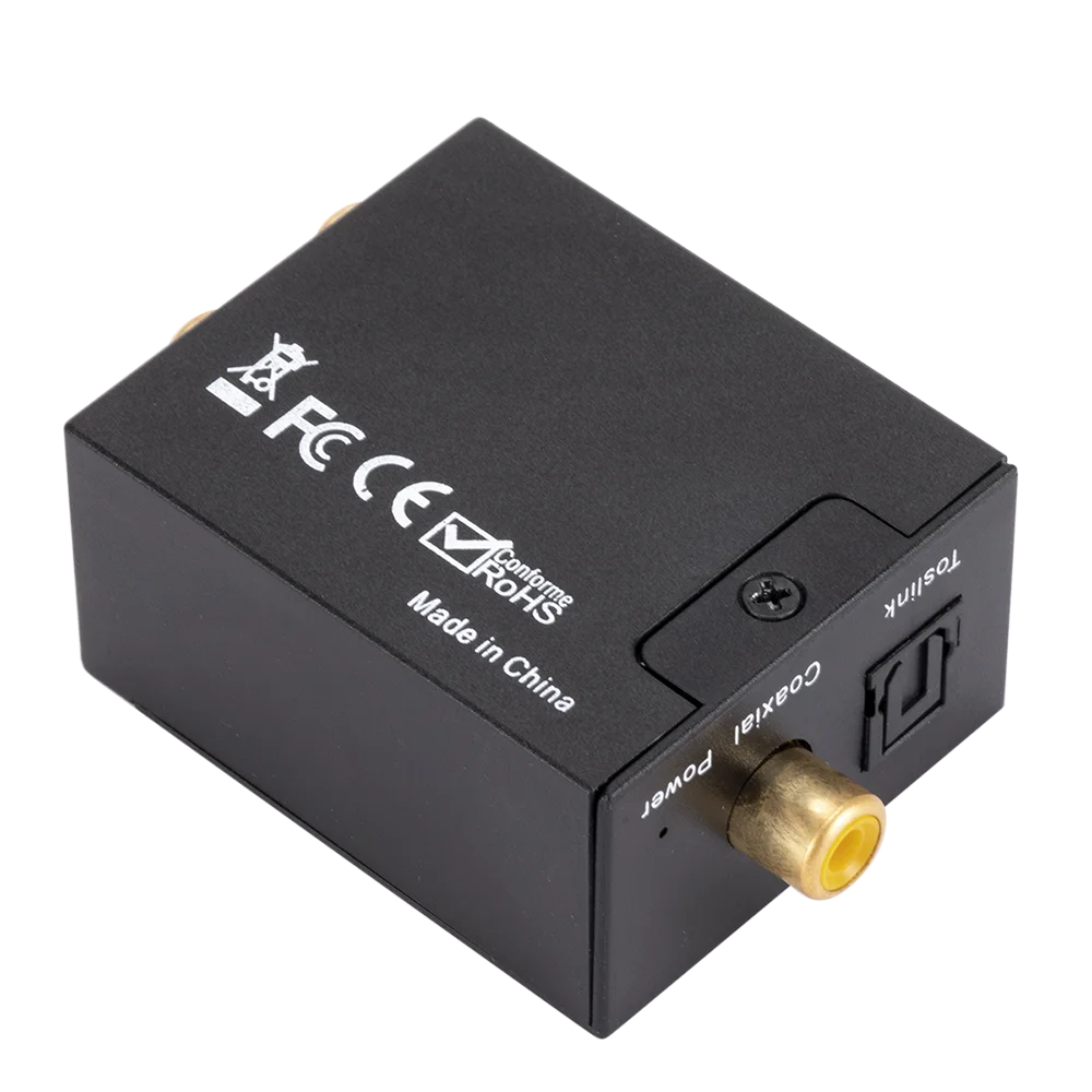 Convertidor de Audio Digital a analógico BT, fibra óptica, Toslink, señal Coaxial a RCA R/L, decodificador de Audio SPDIF para amplificador ATV DAC - imagen 3