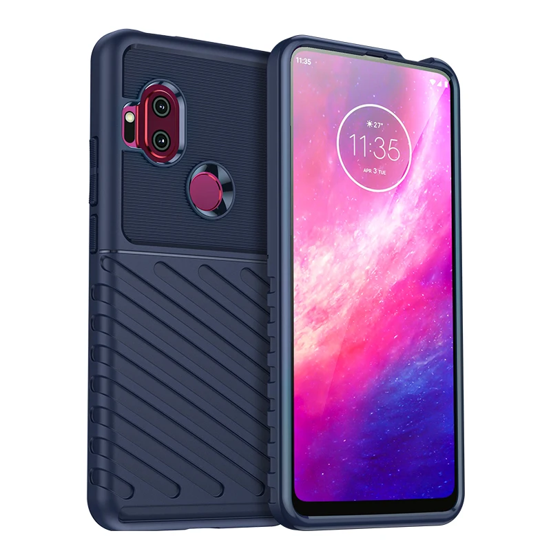 Funda de teléfono de silicona de lujo a prueba de golpes para Moto One Hyper - Funda protectora de TPU suave con características resistentes a los arañazos - imagen 5