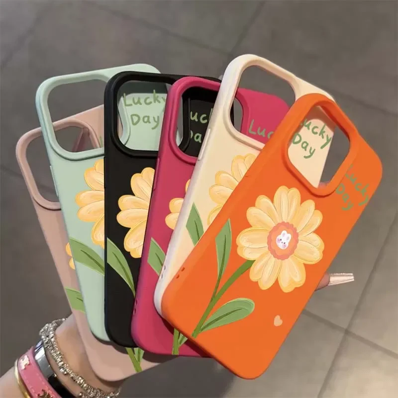 Funda para iPhone 16 Pro Max Fundas iPhone 15 Funda de teléfono con patrón de lichi de flores para iPhone 14 Plus 13 12 11 XS X XR 16e Fundas - imagen 2