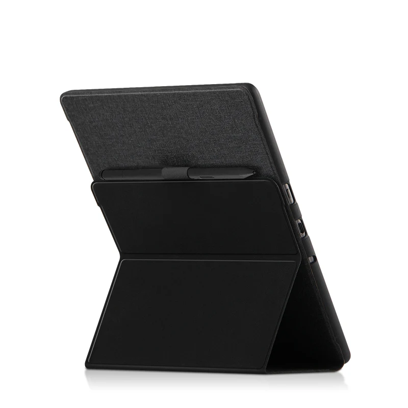 AJIUYU para Kindle Scribe 2022 funda de 10,2 pulgadas PU soporte plegable funda trasera de silicona suave para Kindle Scribe 10,2 "con portalápices - imagen 3