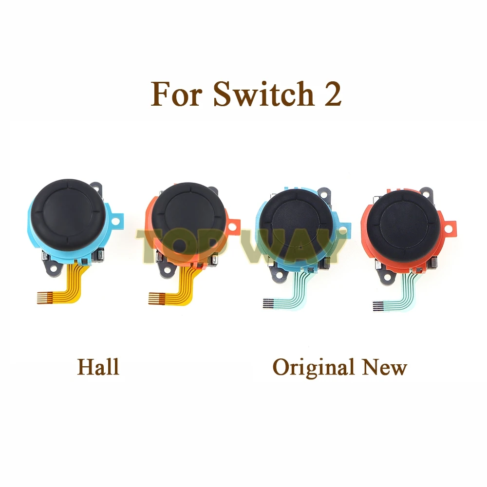 10 Uds. Thumbstick azul naranja para Switch 2 JoyCon para NS2 Joy Con reemplazo izquierda derecha 3D analógico Hall Joystick basculante