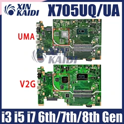 Placa Base Portátil X705UQ/X705UV/X705UB, Intel Core 7.ª/8.ª Gen