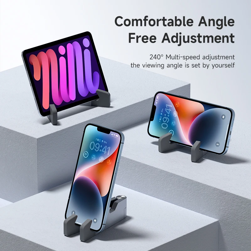 Hagibis soporte multifunción para teléfono móvil, soporte plegable ajustable para teléfono de escritorio, abridor de botellas para iPhone 16 17 Pro Max iPad - imagen 4