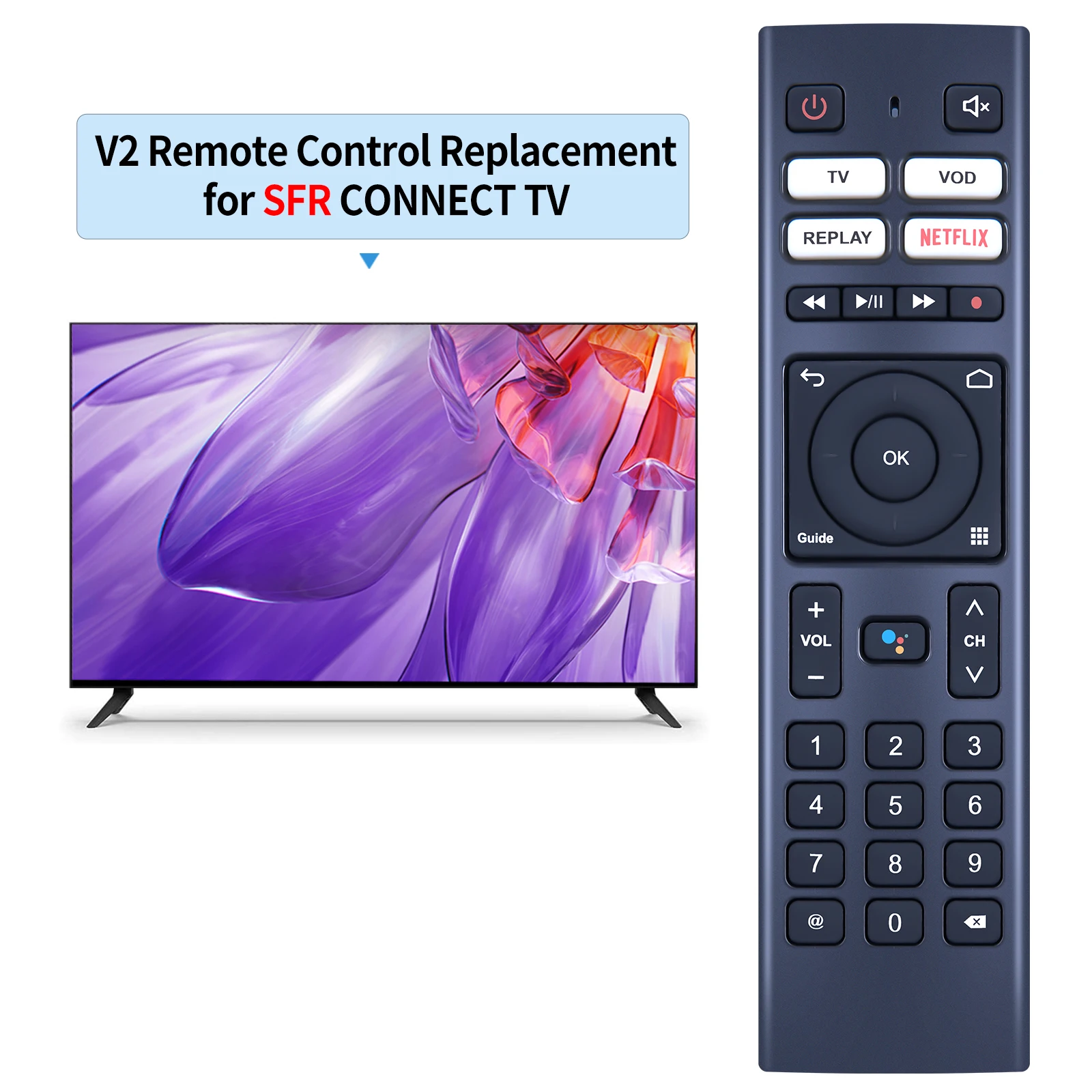 Nuevo mando a distancia para TV SFR CONNECT V2 - imagen 2
