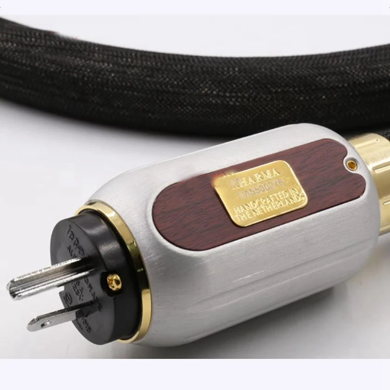 Cable de alimentación Hifi Enigma Extreme Signature, enchufes con conexión de Cable de Audio AC EE. UU./UE chapados en rodio - imagen 4