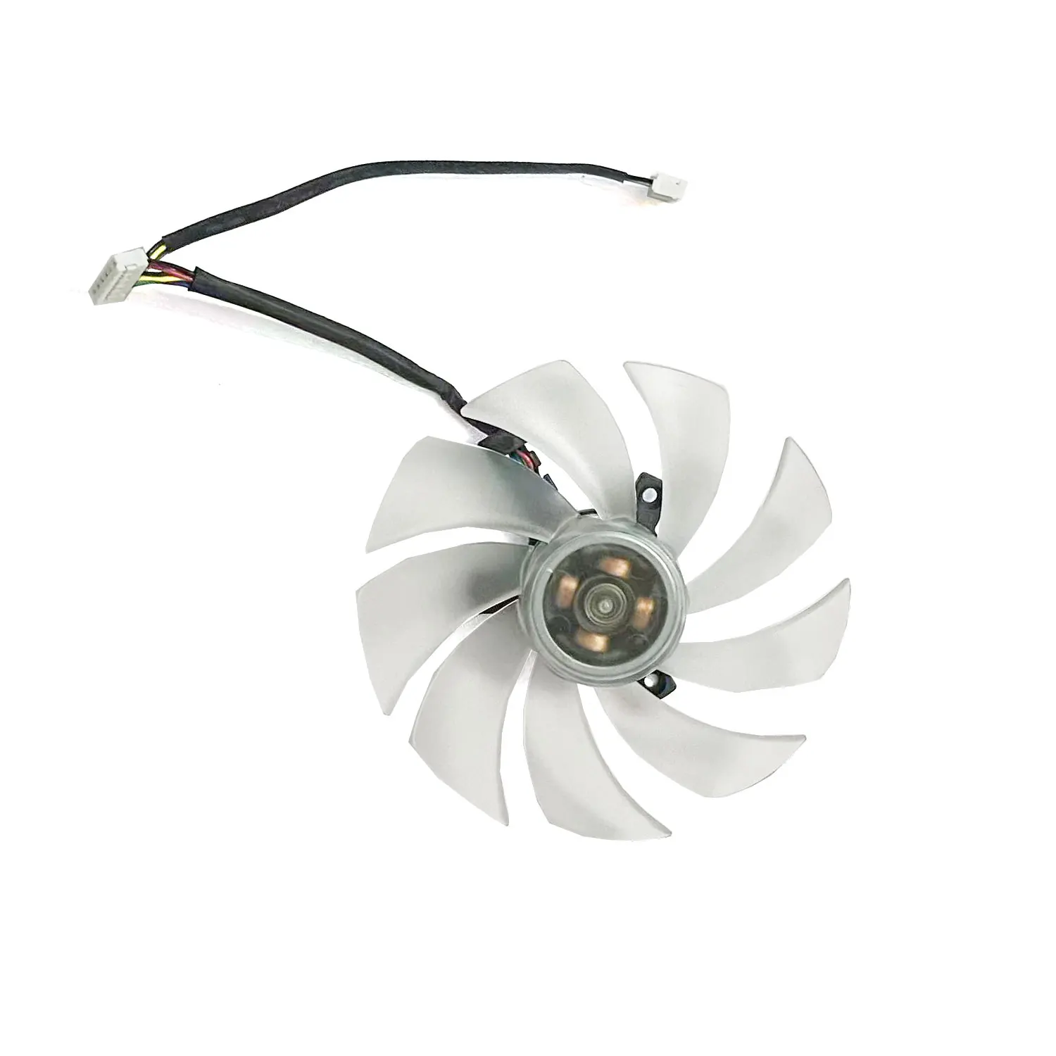 Ventilador GPU de 98MM 4PIN FD10015H12D DC 12V 0.55A RX 6650 XT para Powercolor Hellhound Sakura AMD Radeon ™   RX 6650 XT 8GB GDDR6 - imagen 5