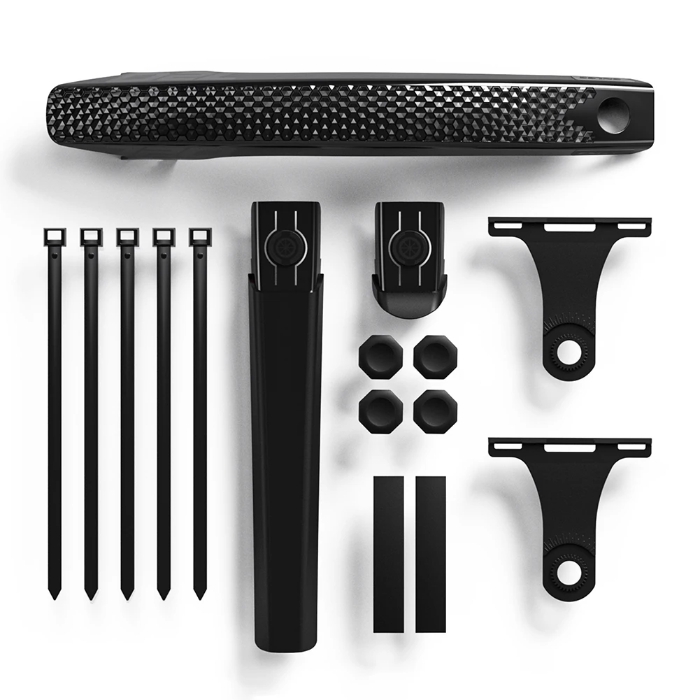 Guardabarros de ciclismo, fuerte dureza, guardabarros de rueda de bicicleta, guardabarros de rueda de bicicleta de carretera ajustables para ruedas delanteras y traseras de menos de 50mm - imagen 2