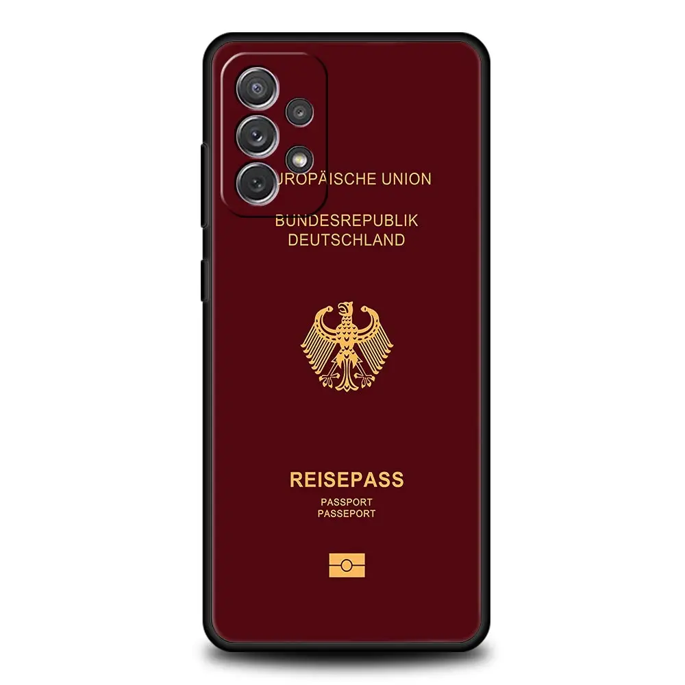 Pasaporte de Argelia Rusia para Samsung Galaxy A51 A71 A21S A12 A11 A31 A41 A01 A03s A52 A32 A22 A13 A23 A33 A53 A73 5G funda de teléfono - imagen 5