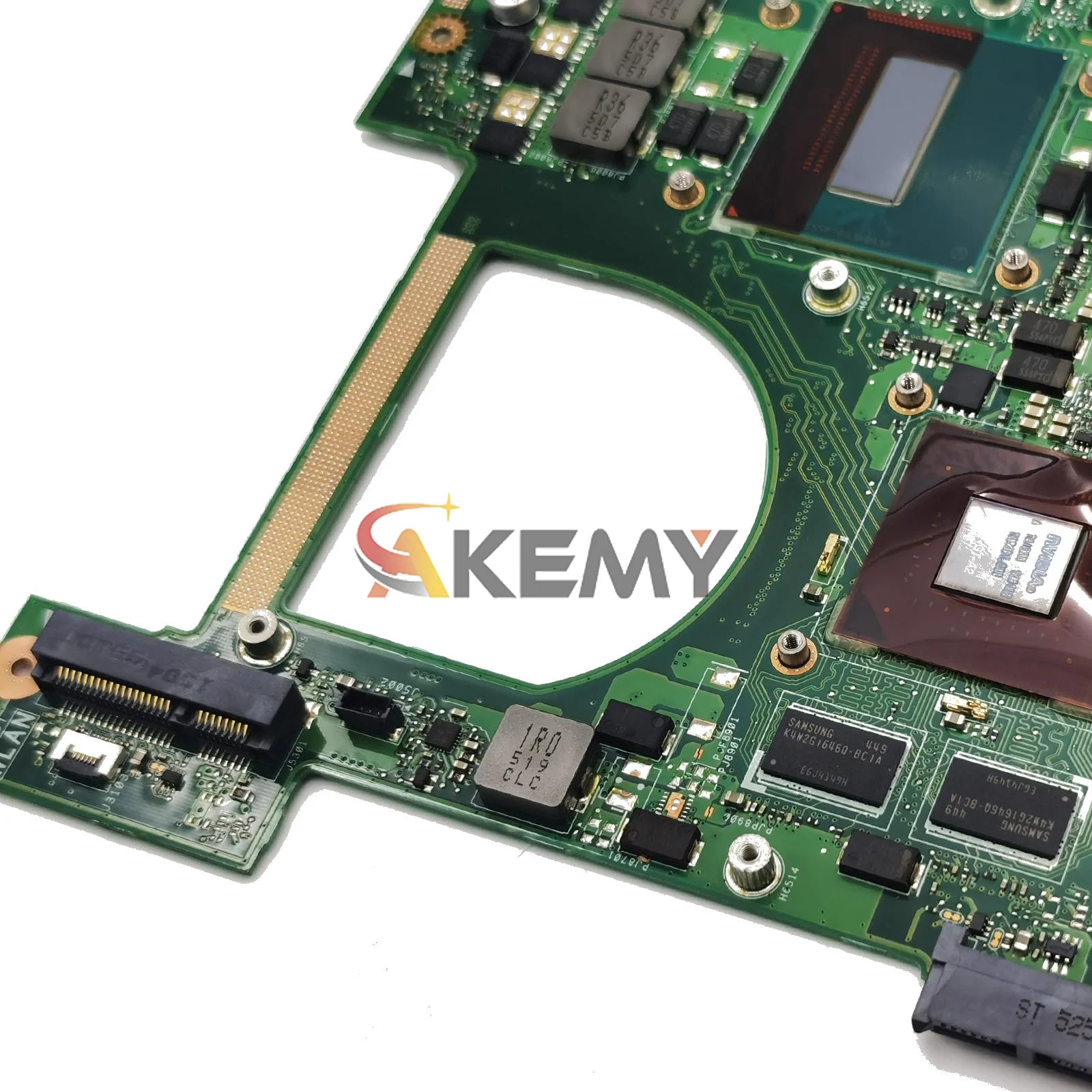 Placa base para ordenador portátil N550JV para ASUS ROG N550JX N550J G550J N550JV N550JK placa base para portátil con CPU i3 i5 i7 100% pruebas OK stk - imagen 5