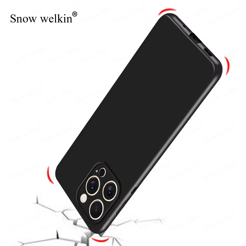 Para iPhone 16 16E TPU Funda de silicona suave para Apple iPhone 16 15 14 13 12 11 Pro Max Plus Fundas traseras para teléfono Capa Fundas - imagen 4