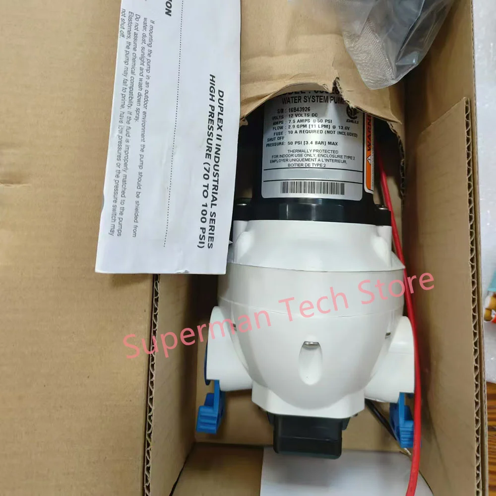 Para FLOJET 03526144   Bomba de diafragma eléctrica 12V7.5A - imagen 3