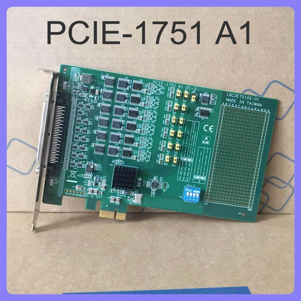Tarjeta de captura de tarjeta contador de E/S Digital Universal de autobús de 48 canales para Advantech PCIE-1751 A1