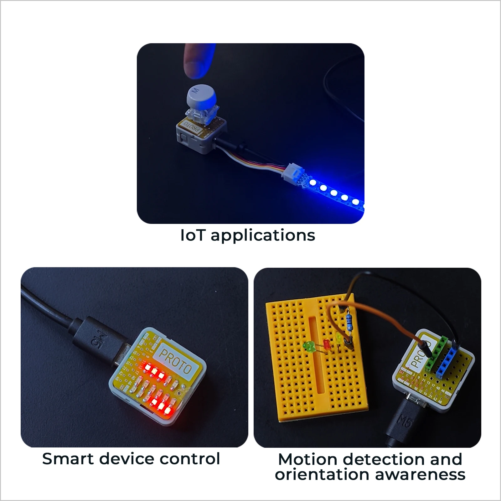 M5Stack-Kit oficial ATOMS3R Proto, sin pantalla, 8MB, PSRAM - imagen 5