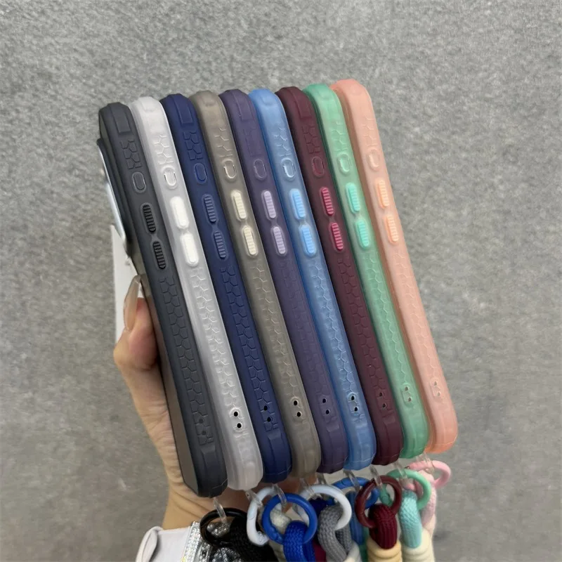 Funda de parachoques con patrón de neumáticos de negocios para iPhone 16, 14, 15 Plus, fundas Magsafe para iPhone 13, 12, 11, 14, 15 16 Pro Max, funda con correa para la muñeca - imagen 5