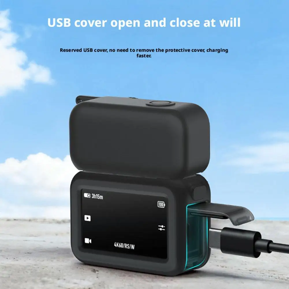 Funda protectora de silicona para dji Osmo Nano, Protector de pantalla corporal para cámara, funda antiarañazos para dji Osmo Nano Accessori B1R2 - imagen 3