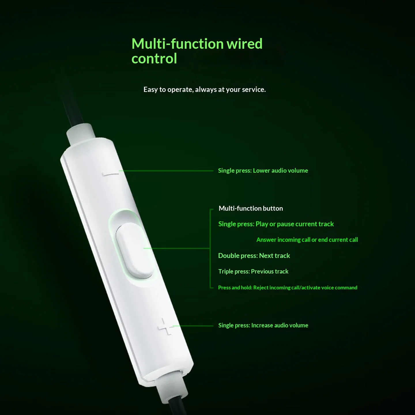 Razer Hammerhead V3 auriculares con cable edición blanca THX efecto de sonido espacial auriculares para juegos para Windows Mac teléfono móvil PS4/5 XBOX - imagen 4