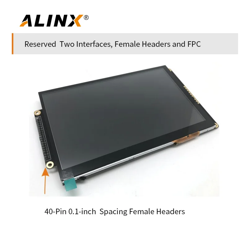 ALINX AN970: Módulo de pantalla LCD TFT capacitiva de 5 puntos de 7" para placa FPGA - imagen 3
