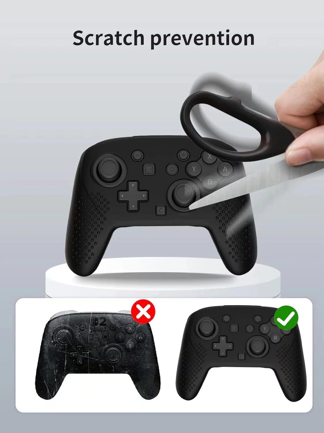 Funda de silicona protectora de piel para Nintendo Switch 2 Pro Gamepad controlador agarre antideslizante cubierta suave para accesorios NS 2 - imagen 4