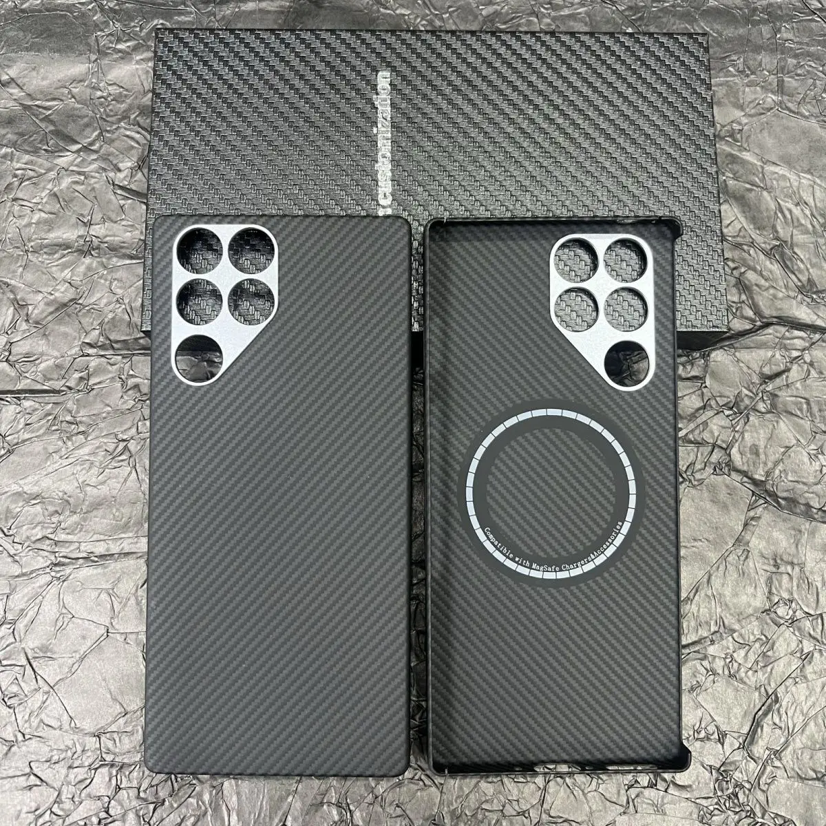 Para Red Magic11 Pro Plus Funda elegante de fibra magnética respetuosa con la piel para Red Magic 11 Pro + Funda de parachoques a prueba de golpes - imagen 3