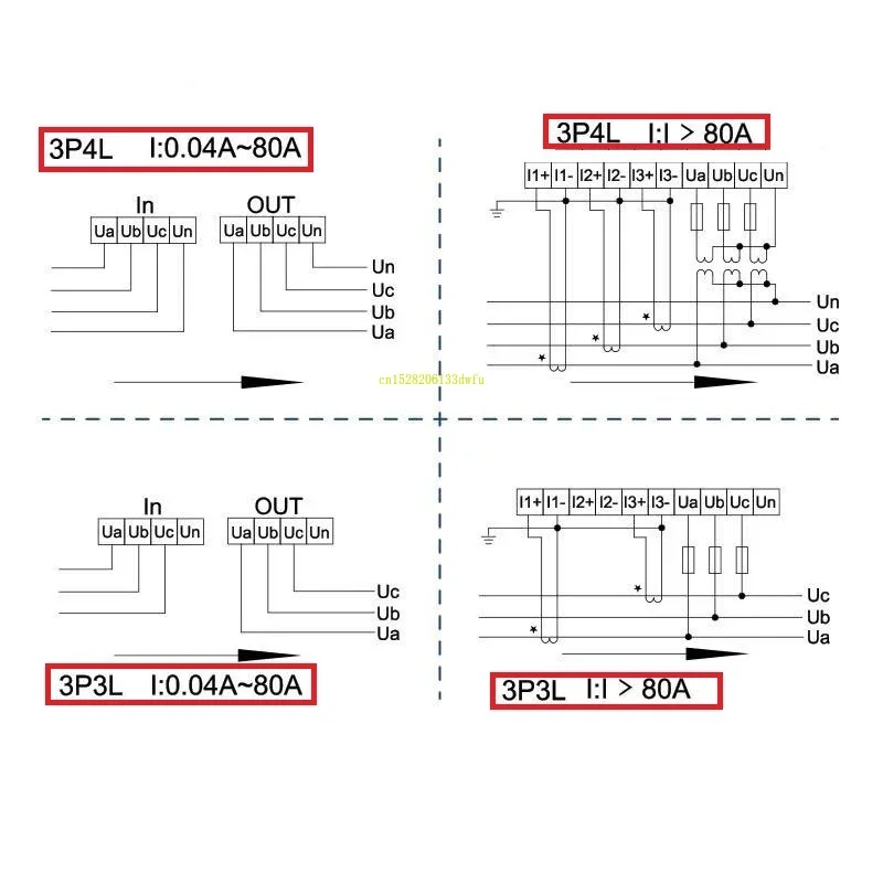 YDS60-80 YADA medidor Solar trifásico Anti flujo inverso energía fotovoltaica 3P RS485 operación de exportación cero prevención de reflujo - imagen 5