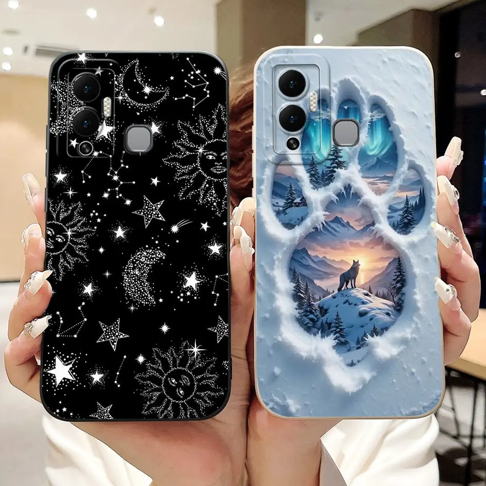 Para Infinix Hot 12 Play 12i Funda X665B X665 X6816C X6816 Funda de silicona suave a prueba de golpes para Infinix Hot 12 Pro Hot12 Funda - imagen 2