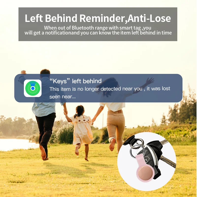 Más allá de la localizador de seguimiento de alcance Bluetooth, buscador de larga distancia para Apple Find My APP, localización de voz, bolsa de llaves, juguetes, etiqueta inteligente para IOS - imagen 3