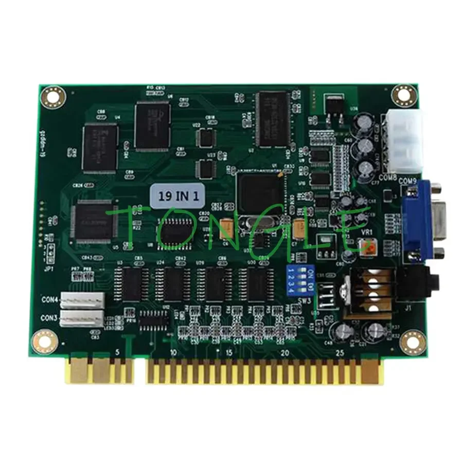 Tablero de juego vertical Jamma Arcade, adaptador Jamma Arcade, salida CGA VGA, gabinete de cóctel PCB duradero horizontal clásico, 19 en 1 - imagen 3