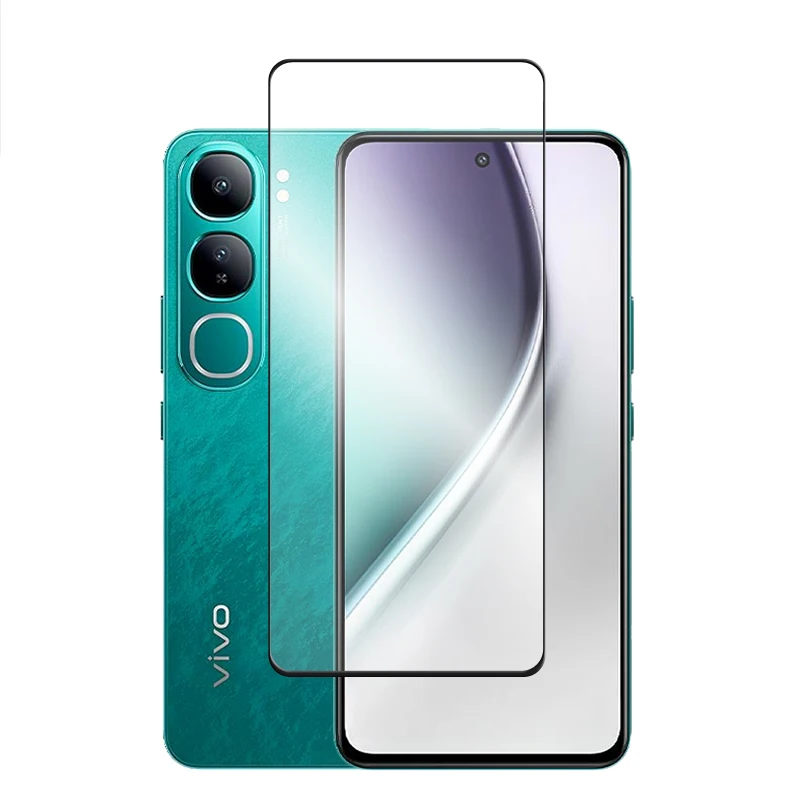 6 en 1 para Vivo Y200 5G vidrio para Vivo Y200 Y100 5G 4G vidrio templado 2.5D cubierta completa pegamento HD Protector de pantalla para Vivo Y200 película - imagen 5