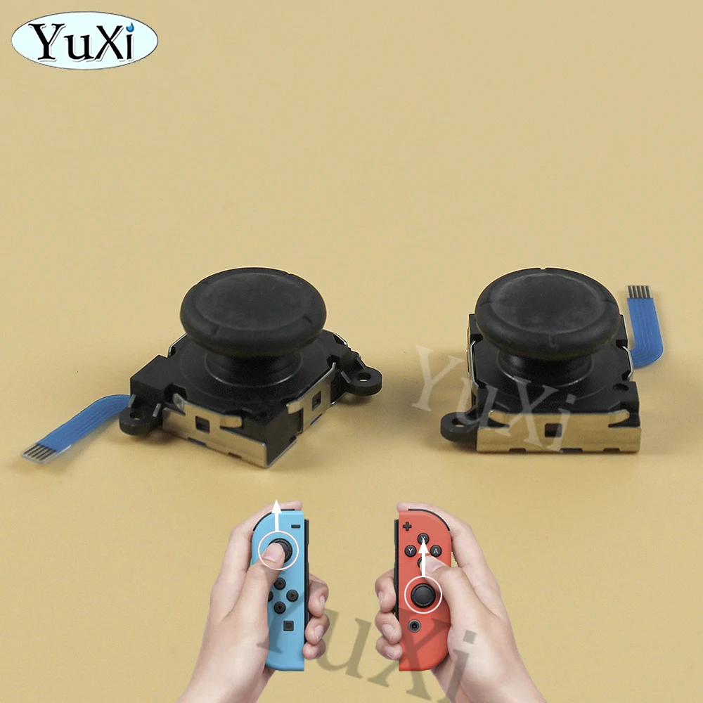 1 Juego de Joystick para Nintendo Switch Original 3D Joystick analógico para Switch Lite NS Joy-Con Control tapas de cubierta de silicona - imagen 5