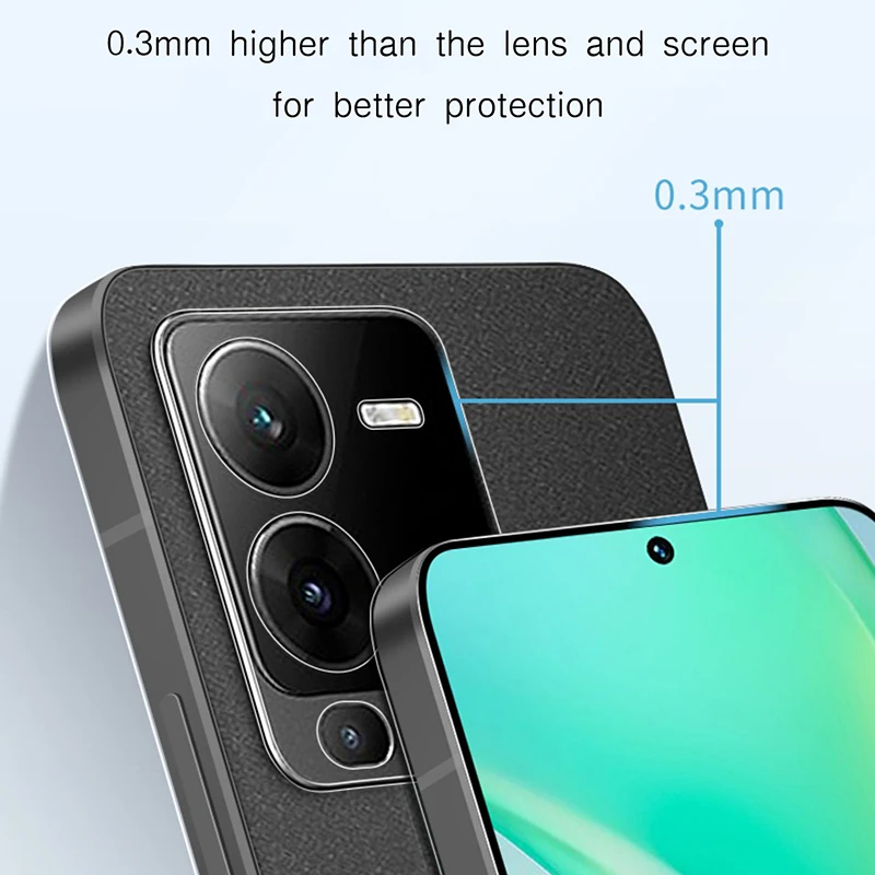 Funda de teléfono transparente ultrafina Original para VIVO S15 Pro S15e 5G, cubierta de TPU suave, protector de cámara, Fundas de cristal transparente - imagen 4