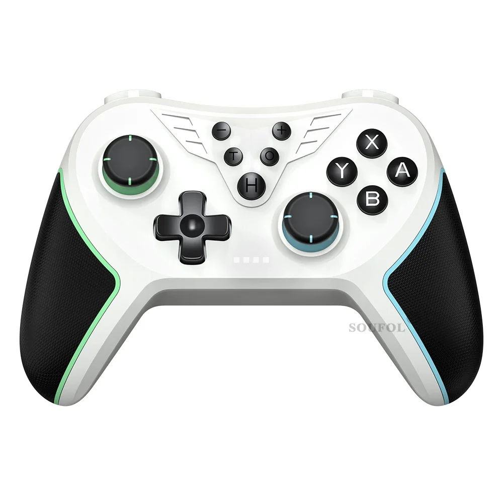 T43 White Green Blue