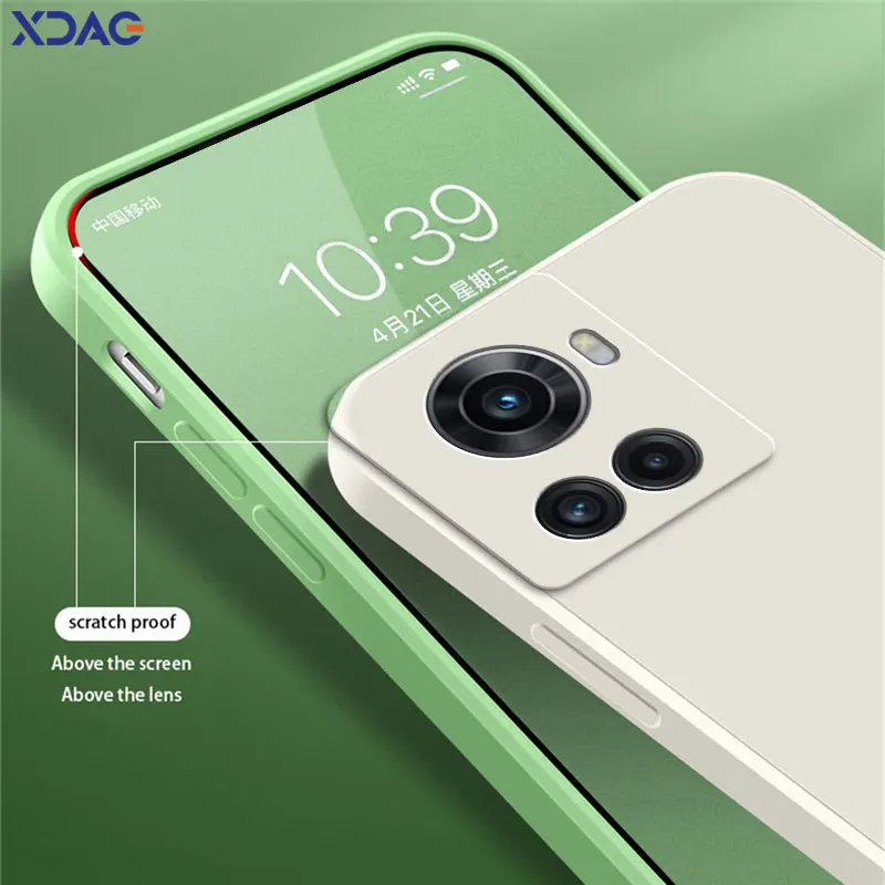 Funda trasera de silicona líquida cuadrada Original para Oneplus Ace Pro Racing 5G, funda de teléfono suave e impermeable One Plus AcePro AceRacing - imagen 5