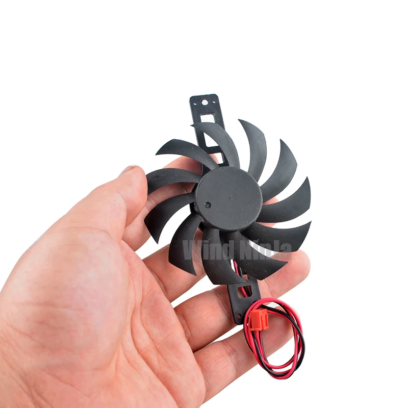 WSH8010S18 ventilador de refrigeración para cocina de inducción, diámetro de 75mm, espaciado de agujero de montaje de 100mm, soporte DC18V 0.18A - imagen 3