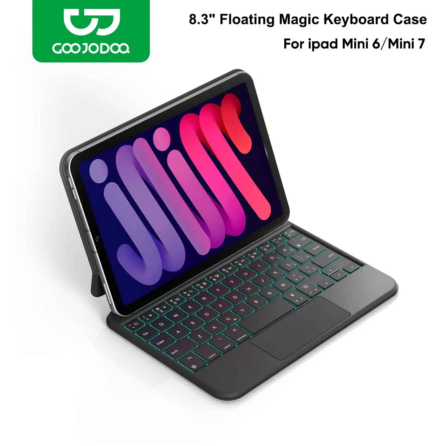 GOOJODOQ Funda Teclado iPad Mini 7 Magnética Soporte Trackpad